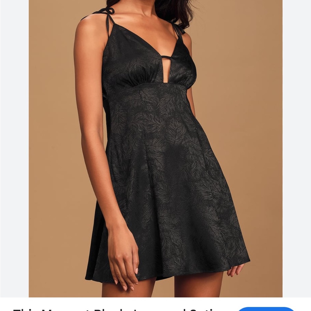 Lulus black mini dress